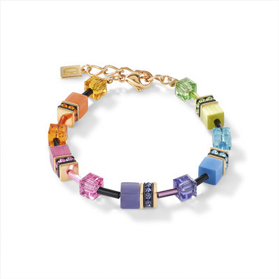 Geo Cube Fresh Rainbow Bracelet